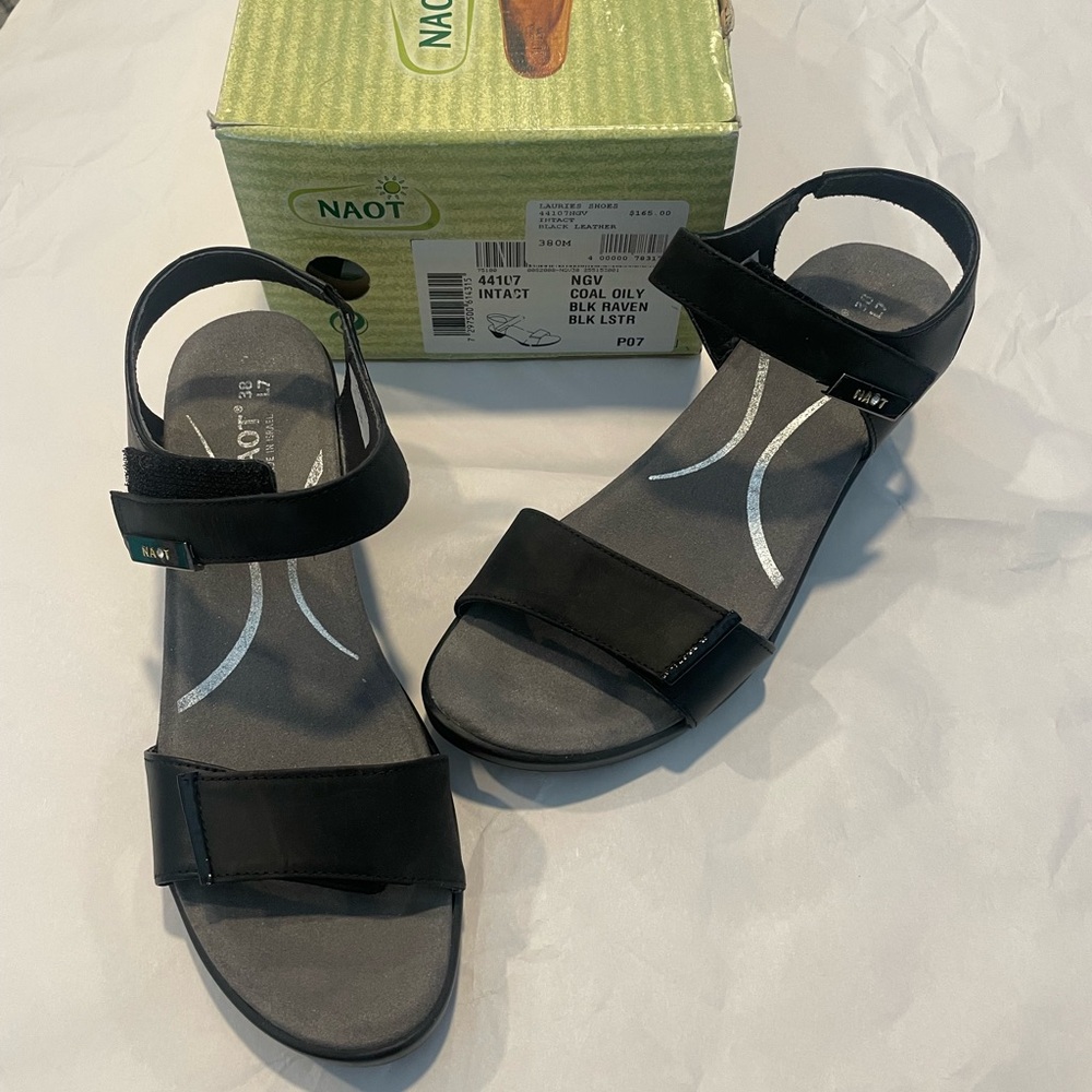 Naot Women's Black Sandals